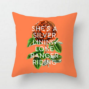 Tropical Plant color Pillow Cover