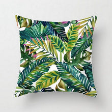 Load image into Gallery viewer, Tropical Plant color Pillow Cover

