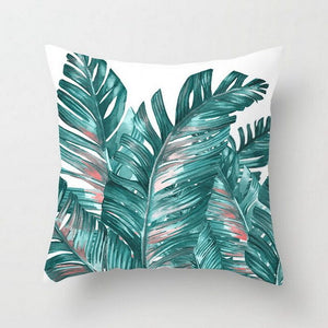 Tropical Plant color Pillow Cover