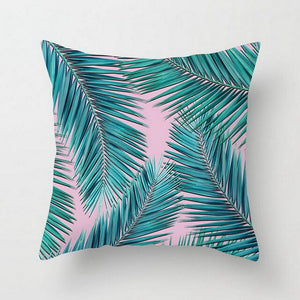 Tropical Plant color Pillow Cover