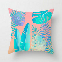 Load image into Gallery viewer, Tropical Plant color Pillow Cover
