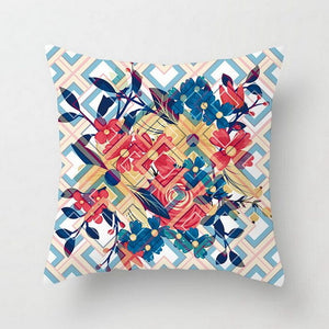 Tropical Plant color Pillow Cover
