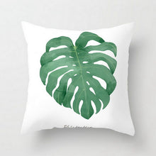Load image into Gallery viewer, Tropical Plant color Pillow Cover
