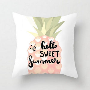 Tropical Plant color Pillow Cover