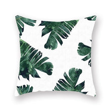 Load image into Gallery viewer, Tropical Plant Pillow Cover
