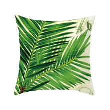 Load image into Gallery viewer, Tropical Plant Pillow Cover

