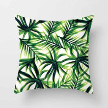 Load image into Gallery viewer, Tropical Plant Pillow Cover
