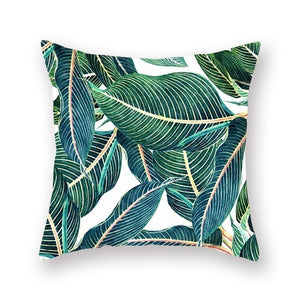 Tropical Plant Pillow Cover