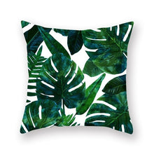 Load image into Gallery viewer, Tropical Plant Pillow Cover
