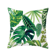 Load image into Gallery viewer, Tropical Plant Pillow Cover
