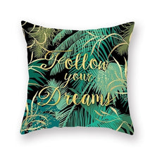 Load image into Gallery viewer, Tropical Plant Pillow Cover

