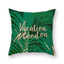 Load image into Gallery viewer, Tropical Plant Pillow Cover
