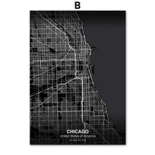 Load image into Gallery viewer, Painting Black Citylights
