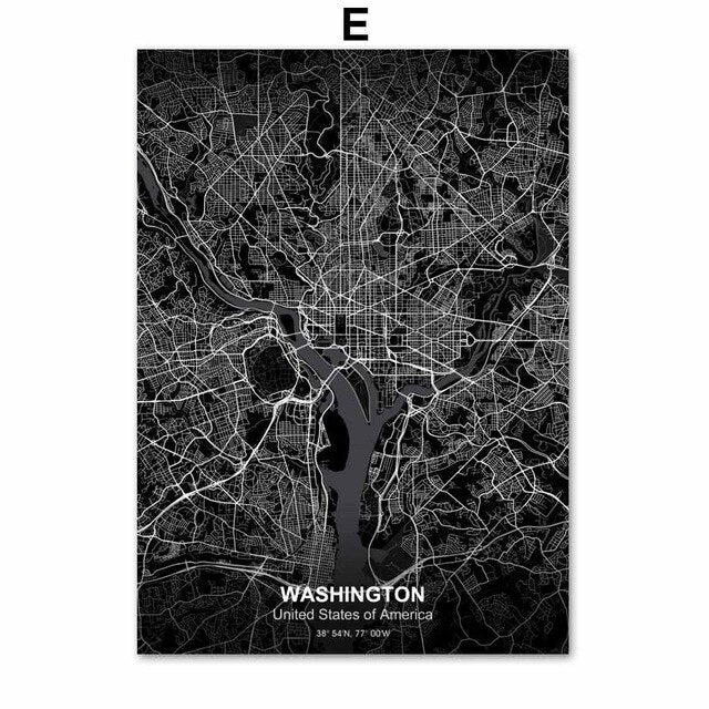 Painting Black Citylights